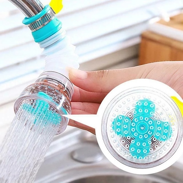  360 draaibare gebogen waterbesparende kraan beluchter diffuser kraan mondstuk filter waterfilter draaibare kop keukenkraan bubbler