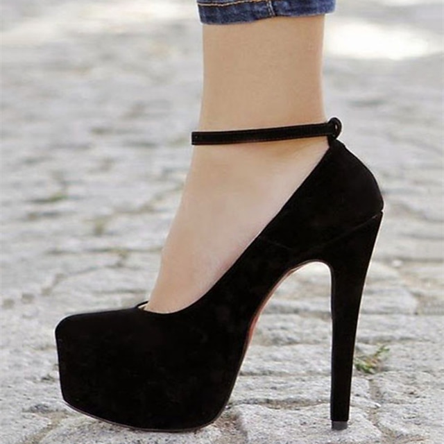 Zwarte veterlaarsjes HUNT Giaro platform 16 cm - Shoebidoo Shoes | Giaro  Hoge hakken