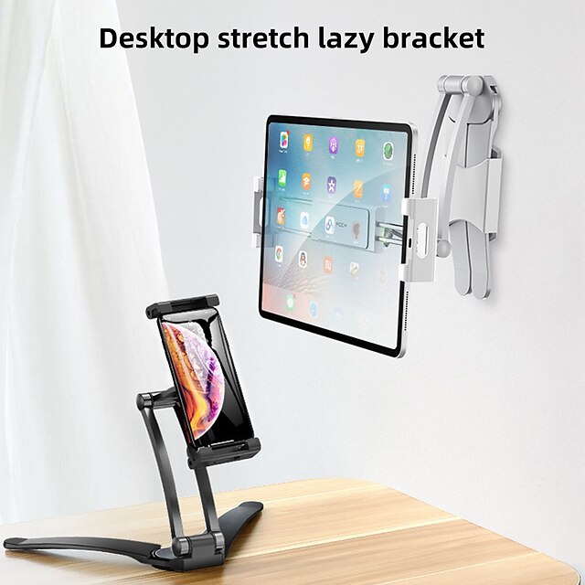 Phones & Accessories Phone Mounts & Holders | Phone Stand Rotatable Adjustable Anti-Slip Phone Holder for Home Desk Compatible w