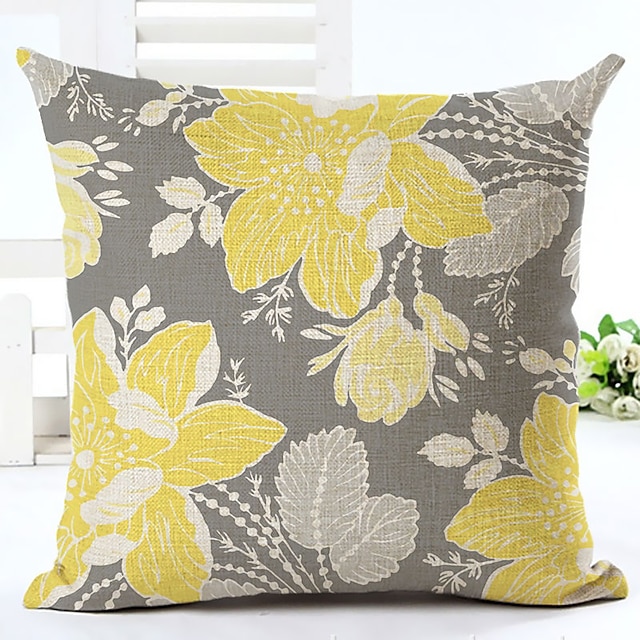 Home & Garden Home Decor | Floral Double Side Cushion Cover 1PC Soft Decorative Square Throw Pillow Cover Cushion Case Pillowcas