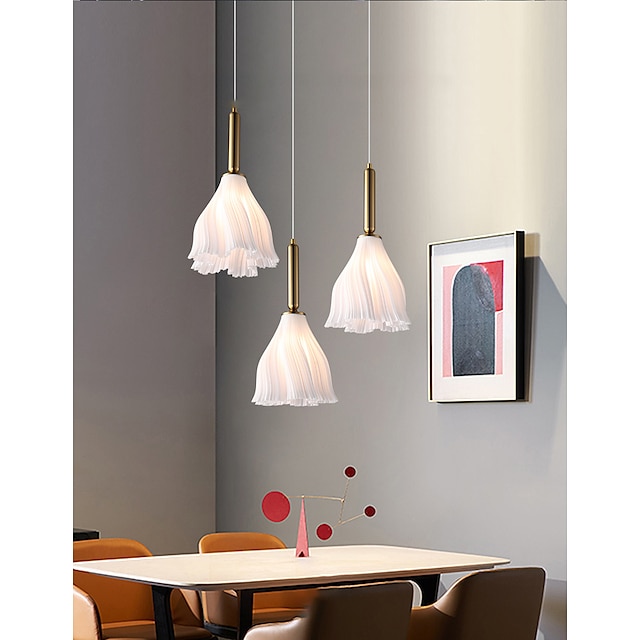 Lights & Lighting Pendant Lights | LED Pendant Light 22 cm Single Design Pendant Light Metal Nordic Style 110-240 V Flower Desig