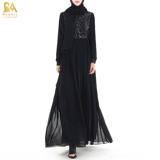 Toys & Hobbies Cosplay & Costumes | Arabian Adults Womens Cosplay Abaya Dress Arabian Dress For Party Halloween Imitation Pearl 