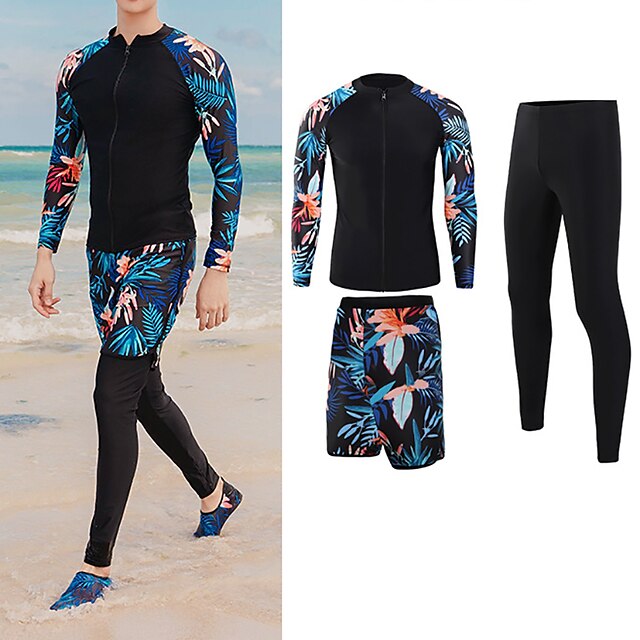 Sports & Outdoors Surfing, Diving & Snorkeling | Mens Rash Guard Rash guard Swimsuit UV Sun Protection UPF50+ Breathable Long Sl