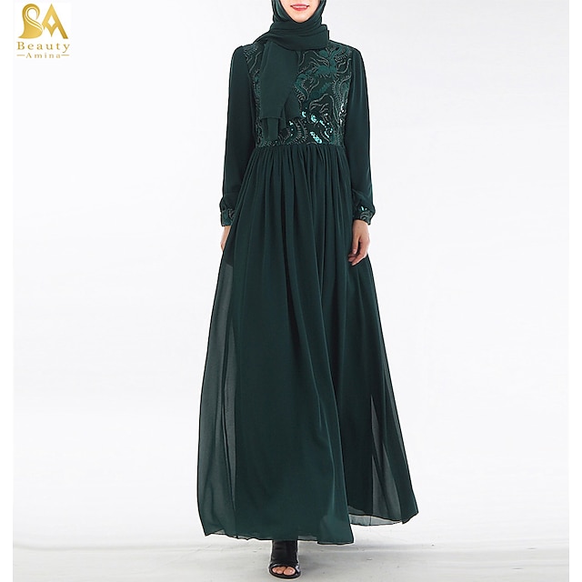 Toys & Hobbies Cosplay & Costumes | Arabian Adults Womens Cosplay Abaya Dress Arabian Dress For Party Halloween Imitation Pearl 