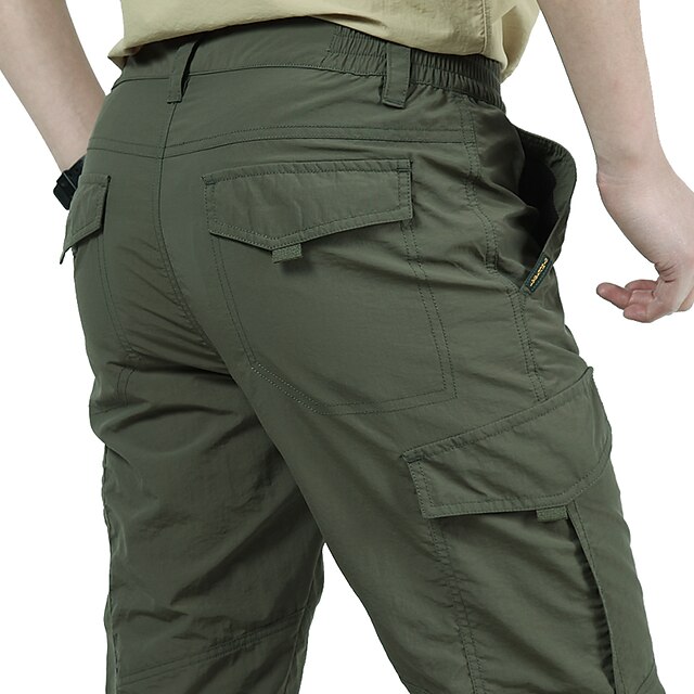 Men's Hiking Cargo Pants Hiking Pants Trousers Tactical Pants 6 Pockets