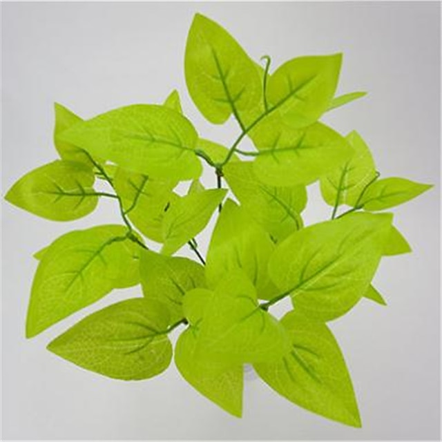 Home & Garden Home Decor | 33cm Simulation Plant 7 Forked Bunches Of Plants Wall Decoration 1pc - SP62009