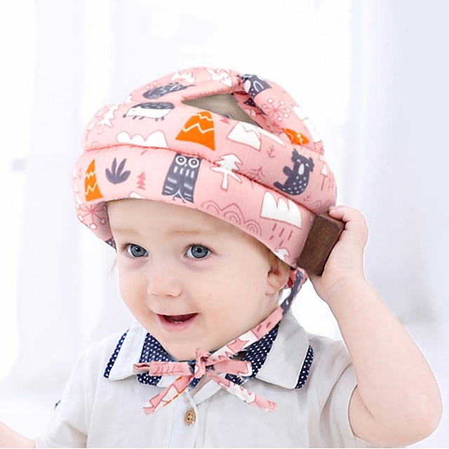  פעוטות לפעוטות נגד נפילה קסדת בטיחות מגן לילדים כובע פעוטות כיסוי ראש לפעוטות