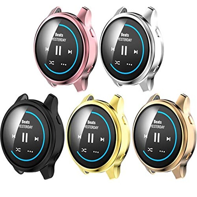 screen protector case compatible with garmin venu case, 5 pack all-around  protective tpu bumper case cover compatible with garmin venu watch 8704741  2022 – $12.23