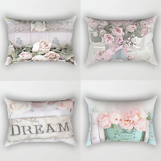 Home & Garden Home Decor | Floral Double Side Cushion Cover 1PC Soft Decorative Square Throw Pillow Cover Cushion Case Pillowcas