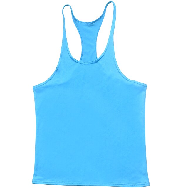 Men's Running Tank Workout Tank Muscle Tank Tops Deep U Sleeveless Yoga ...