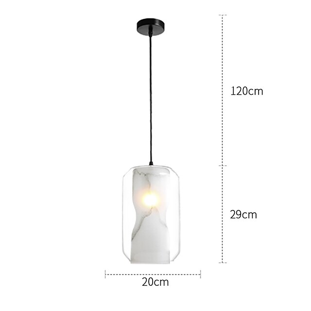 Lights & Lighting Pendant Lights | 29 cm Single Design Pendant Light Metal Nordic Style 220-240V - EB16974