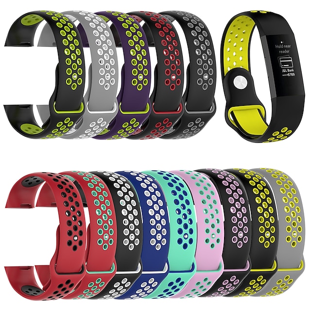  1 pcs Slimme horlogeband voor Fitbit Fitbit charge 3 Fitbit Charge 4 Sportband Siliconen Vervanging Polsband