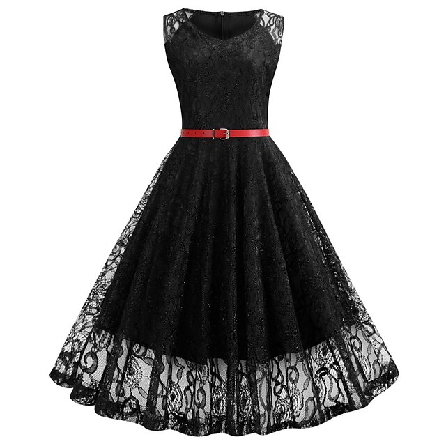 Retro Vintage Cocktail Dress Vintage Dress Dress Christmas Dress Flare