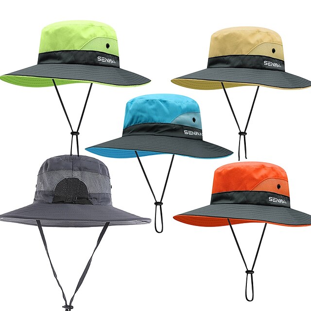 Sun Hat Bucket Hat Hat Packable UV Protection Quick Dry Summer Spring Wide Brim 12