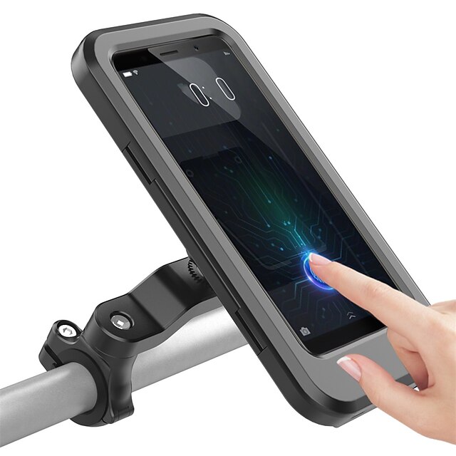 Bike Phone Mount Bike Phone Holder for Bike Handlebars Fits iPhone 12 Pro Max//11 Pro/XR/XS MAX,Galaxy S20/S10/Note 10 and All 4.7-6.8inches Devices All-Round Adjustble Motorcycle Phone Mount Black 