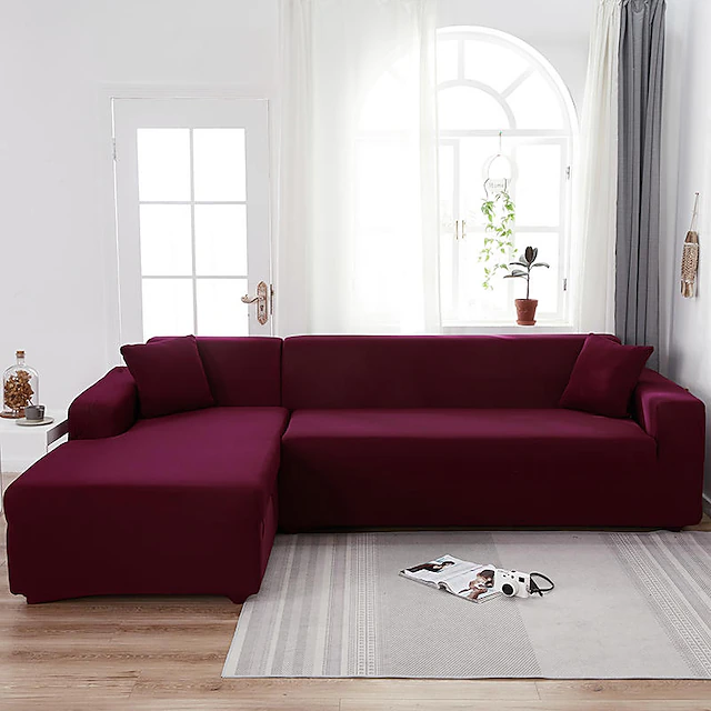Stretch Sofa Cover Slipcover Elastic Sectional Couch Armchair Loveseat ...