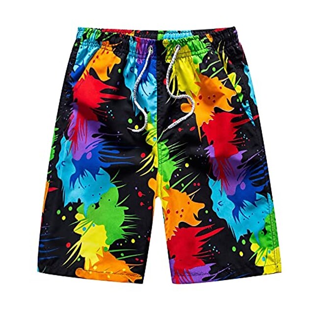 Sports & Outdoors Surfing, Diving & Snorkeling | men’s swim trunks quick dry beach board shorts drawstring lightweight with elas