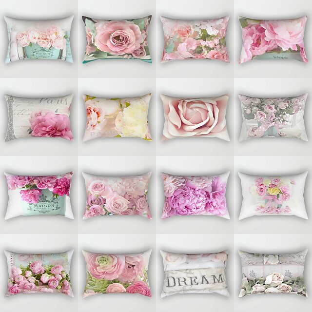 Home & Garden Home Decor | Floral Double Side Cushion Cover 1PC Soft Decorative Square Throw Pillow Cover Cushion Case Pillowcas