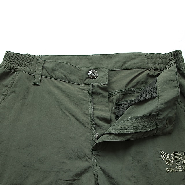 Men's Hiking Cargo Pants Hiking Pants Trousers Tactical Pants 6 Pockets Military Solid Color