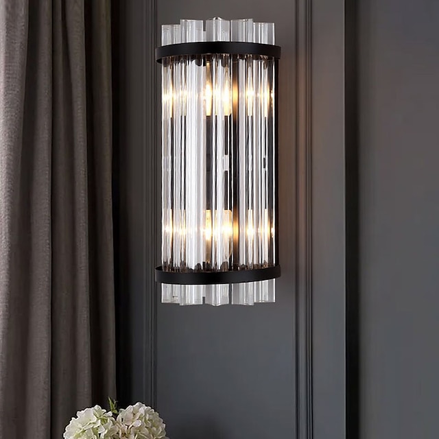  aplique de parede LED lâmpadas de parede modernas arandelas de parede quarto sala de jantar aplique de cristal 220-240v 110-120v
