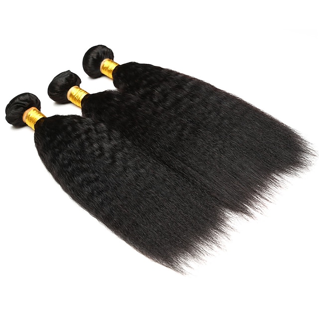  ishow 3 buntar mänskligt hår väver brasilianskt hår 100% människohår 3 bitar yaki rakt hårhår kombinationsdräkt 8-28 tums hårförlängningar