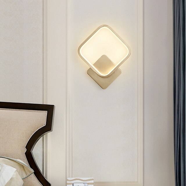  lightinthebox led væglampe nordisk stil led væglamper stue soveværelse kobber væglampe 220-240v 30/32 w