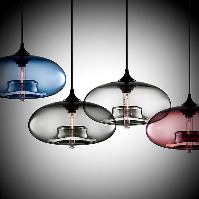 Lights & Lighting Pendant Lights | LED Pendant Light 28 cm Single Design Pendant Light Glass Electroplated Modern Nordic Style 1