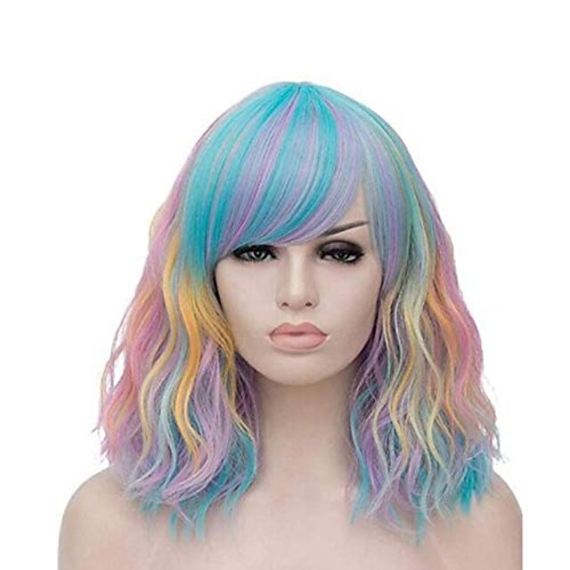 pastel colored wigs