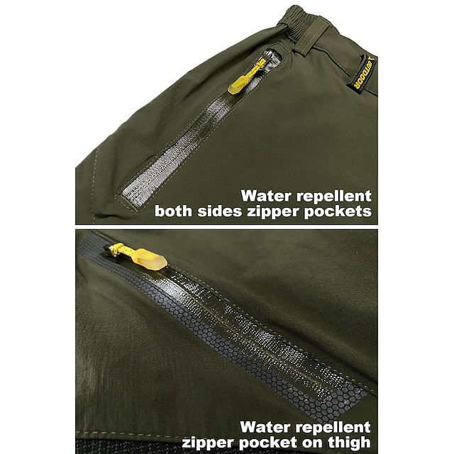 Men's Water Resistant Work Pants Hiking Mountain Pants Trousers