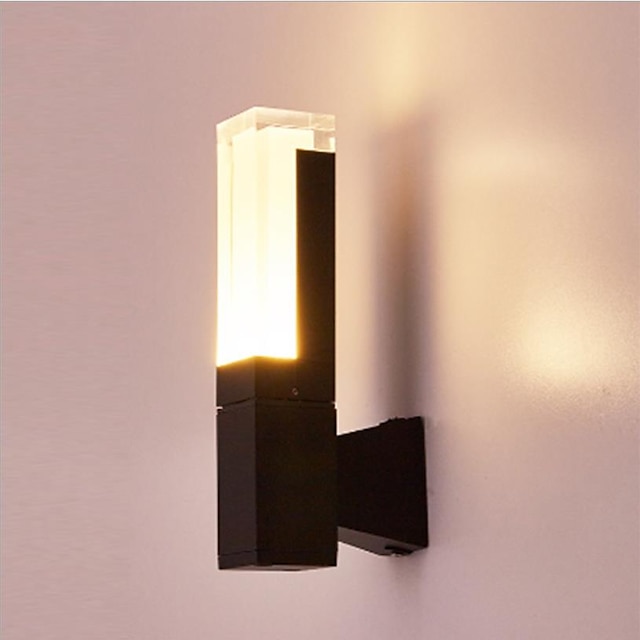  lightinthebox aplice led de perete impermeabile cu led stil nordic aplice de perete cu led de exterior aplic de perete din aluminiu ip65 modern simplu 110-240 v 7 w