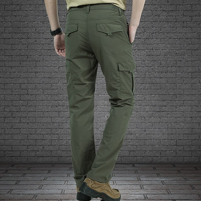 Men's Hiking Cargo Pants Hiking Pants Trousers Tactical Pants 6 Pockets ...