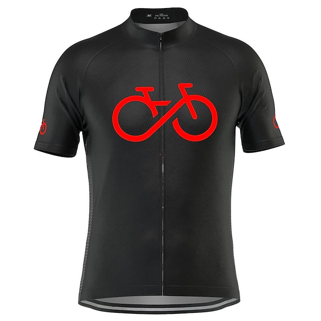 Men's Cycling Jersey Short Sleeve Bike Jersey Top with 3 Rear Pockets