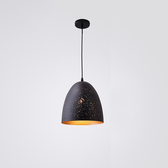 Lights & Lighting Pendant Lights | LED Pendant Light Kitchen Island Light Black Modern Single Design Metal Painted Finishes Trad