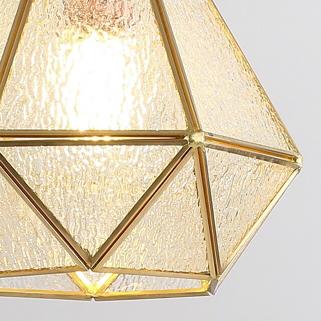 Lights & Lighting Pendant Lights | LED Pendant Light 16 cm Lantern Desgin Geometric Shapes Pendant Light Metal Modern Style Geom