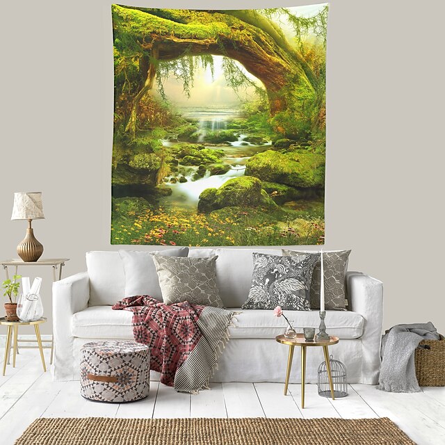 Home & Garden Home Decor | Landscape Wall Tapestry Art Decor Blanket Curtain Hanging Home Bedroom Living Room Decoration - LF840