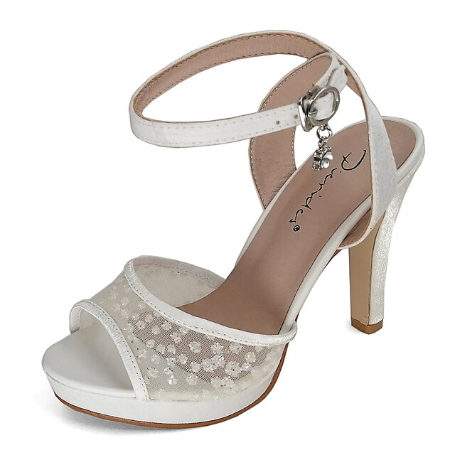 Women's Wedding Shoes Ankle Strap Heels Wedding Sandals Bridal Shoes ...