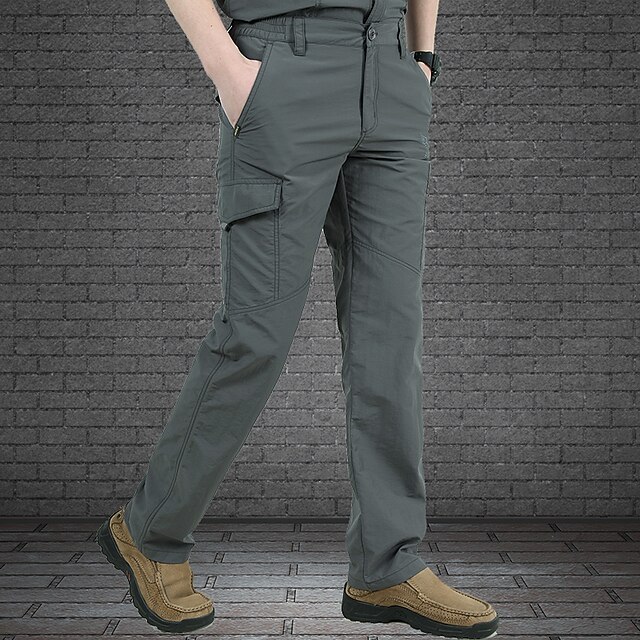 Men's Hiking Cargo Pants Hiking Pants Trousers Tactical Pants 6 Pockets
