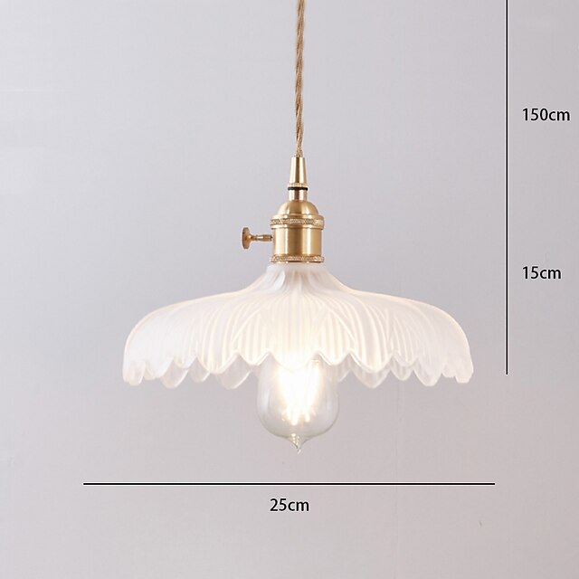 Lights & Lighting Pendant Lights | LED Pendant Light Glass 25 cm Single Design Electroplated Modern Nordic Style 110-240 V - RQ0