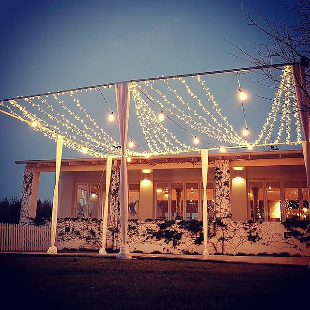  luces de cadena led 100m 800leds luces de cadena led a prueba de agua al aire libre luces de hadas de navidad iluminación navideña banquete de boda árbol de navidad luces de decoración de jardín
