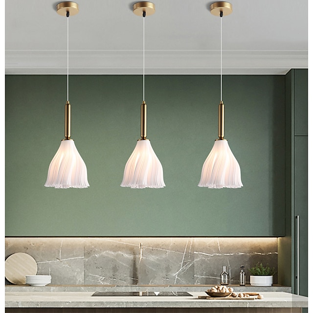 Lights & Lighting Pendant Lights | LED Pendant Light 22 cm Single Design Pendant Light Metal Nordic Style 110-240 V Flower Desig