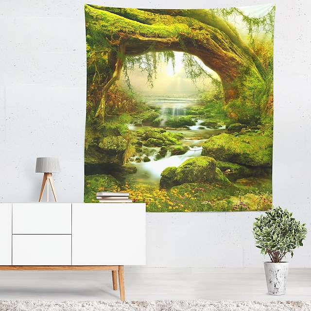 Home & Garden Home Decor | Landscape Wall Tapestry Art Decor Blanket Curtain Hanging Home Bedroom Living Room Decoration - LF840