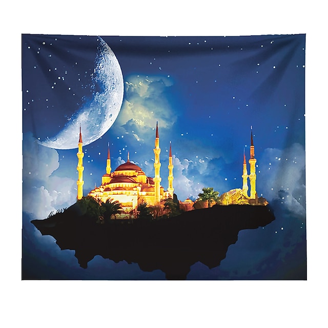 Home & Garden Home Decor | Eid al-Adha Wall Tapestry Art Decor Blanket Curtain Hanging Home Bedroom Living Room Decoration - QO9