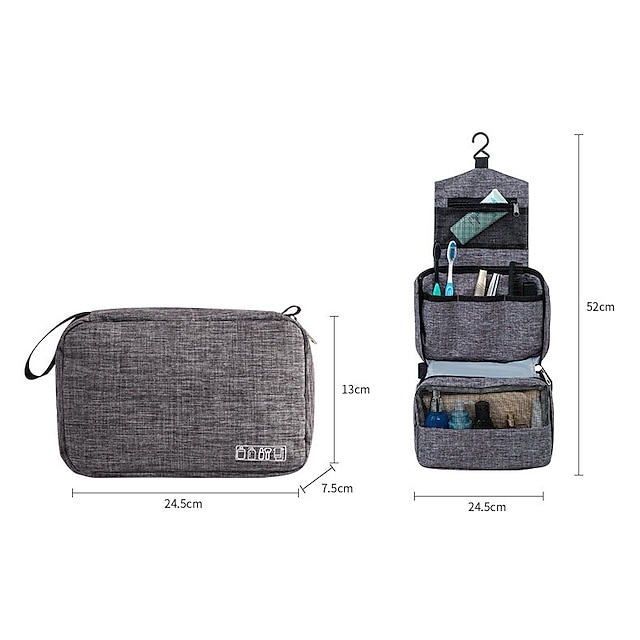 Home & Garden Home Decor | Cosmetic BagPVC Travel Toiletry Storage Organize Handbag Waterproof24.5*7.5*13CM - AY72128