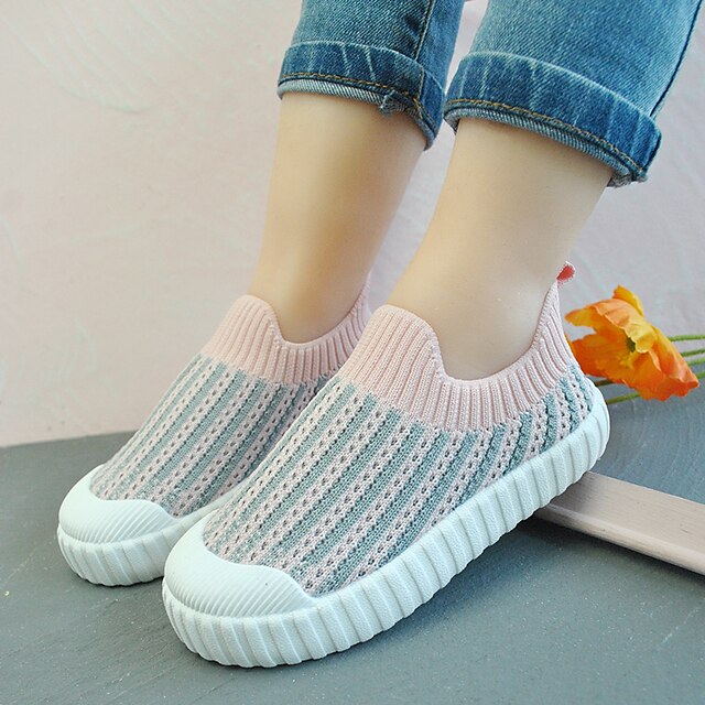 Shoes & Bags Kids Shoes | Boys Girls Sneakers Sports & Outdoors Flat Comfort Knit Walking Breathability Casual / Daily Classic S