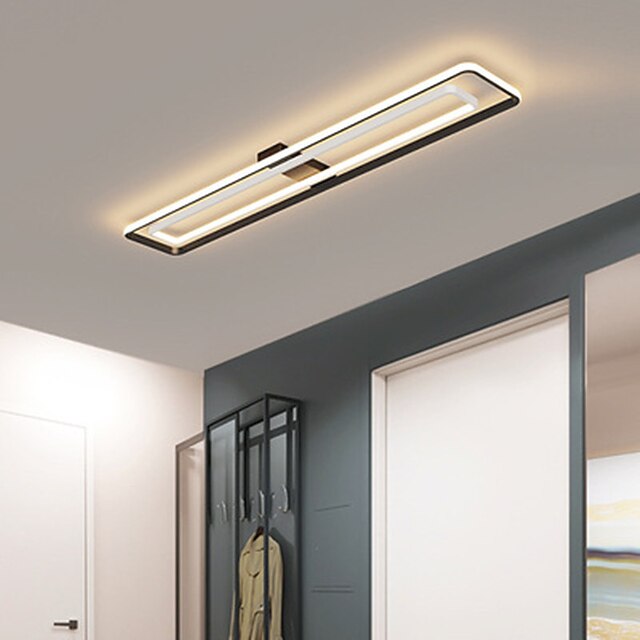  plafón led 40 60 80100 cm formas geométricas luces empotradas metal estilo artístico estilo moderno elegantes acabados pintados led moderno 220-240v