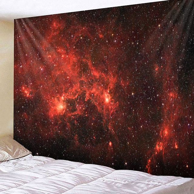 Home & Garden Home Decor | Seven Stars Sky Pattern Tapestry Art Deco Blanket Curtain Hanging Home Bedroom Living Room Decoration