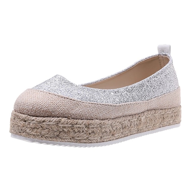 Shoes & Bags Womens Shoes | Womens Flats Round Toe Comfort PU Solid Colored White Black Beige - XJ21559