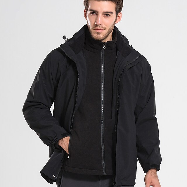 senderismo para hombre chaquetas 3 en 1 chaqueta de esquí chaqueta de lana  chaqueta de lluvia