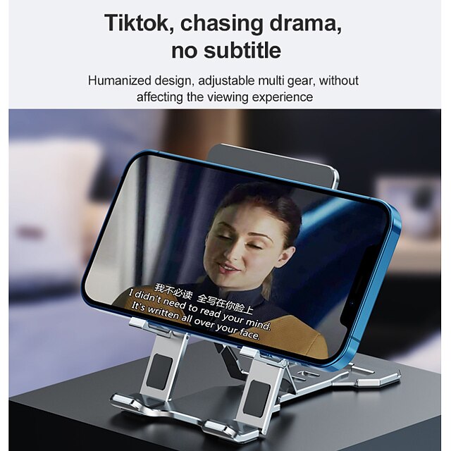 Phones & Accessories Phone Mounts & Holders | Phone Stand Portable Foldable Adjustable Phone Holder for Desk Office Compatible w