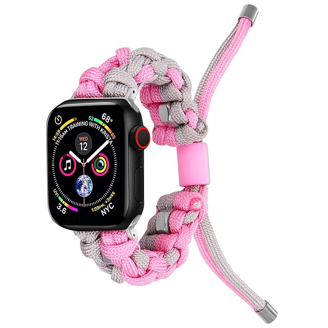 1 pcs Smart Watch Band for Apple iWatch Apple Watch Series 7 / SE /  6/5/4/3/2/1 Weave Bracelet Fabric Adjustable Length Replacement Wrist Strap  8743110 2022 – $12.99